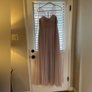 Lavender Jenny Yoo Designer Bridesmaid Tulle Dress Size 8